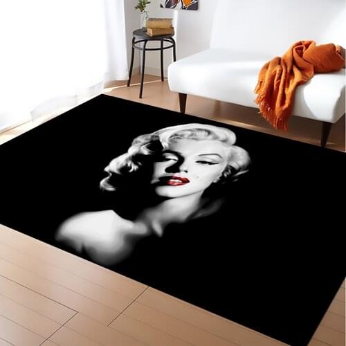 Marilyn Monroe Rug, New Fashion Rugs, Living Room Rug, Modern Rug, Home Decor Rugs, Fan Rugs, Print Rug, Kids Room Rugs,sm204