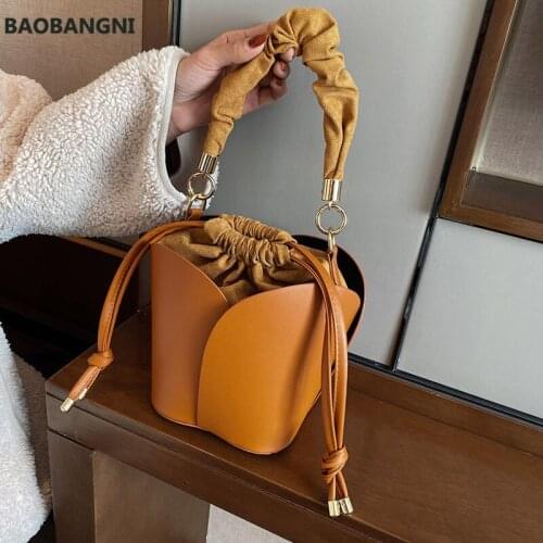 New Women Bucket Bag Handbag Leather Crossbody Bag Phone Pack And Purse Designer Female Shoulder Bag Bolsa Tote