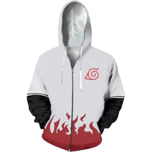 2018 New Men Women Namikaze Minato 3D Print anime Naruto Cosplay hoodies Yondaime Hokage Sweatershirt pullover hoodies S-5XL