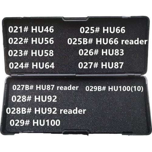 Original lishi 2 in 1 HU83 HU87 HU92 HU100 HU100 10 cut HU101 with lishi authencity code