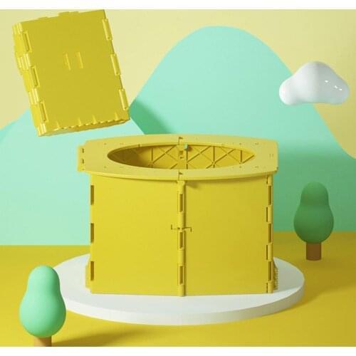 Portable Toilet Folding Commode Outdoor Toilet Seat Baby Potty Wash Able Used For Camping Heavy Traffic Available For Adults