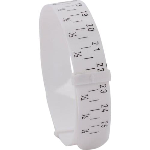 Adjustable Plastic Wristband Bracelet Ring Size Measuring Instrument Measuring Jewelry Tool