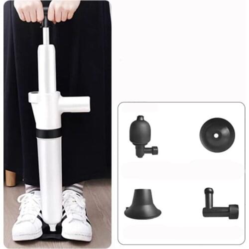 Toilet Plungers Drain Unblocker High Pressure Toilet Sewer Dredge Powerful Manual Pneumatic Dredge Equipment Clogged Pipe