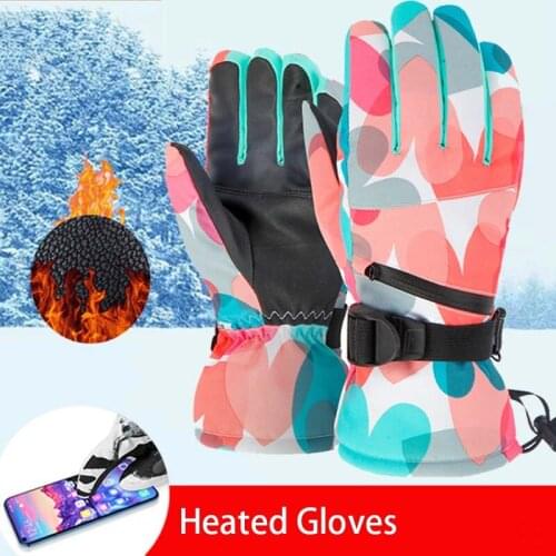 Cycling Winter Gloves For Men Touch Screen Ski Gloves Women Thermal Fleece Gloves Bicycle Waterproof Bike Rider Accessories