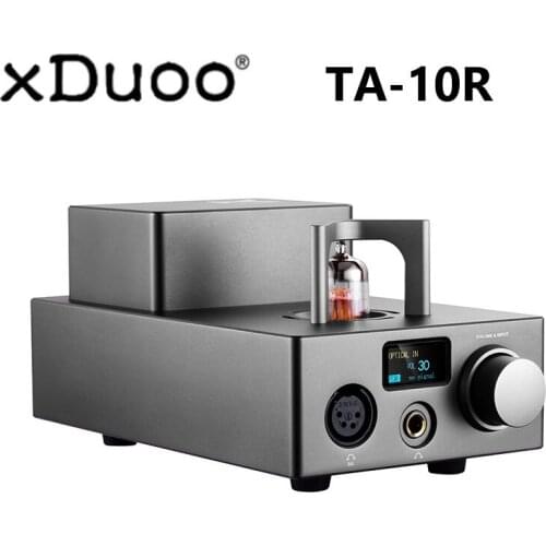 XDUOO TA-10R TA10R AK4493EQ XU208 Tube Headphone Amplifier AMP USB DAC 2000mW Output 384Khz DSD256 RAC Optical Coaxial Input