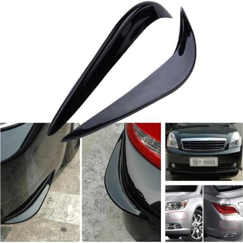 2pcs Car Bumper Body Edge Corner Anti-Scratch Protector Strip Guard Sticker Trim Molding Protection Strip Scratch Protector