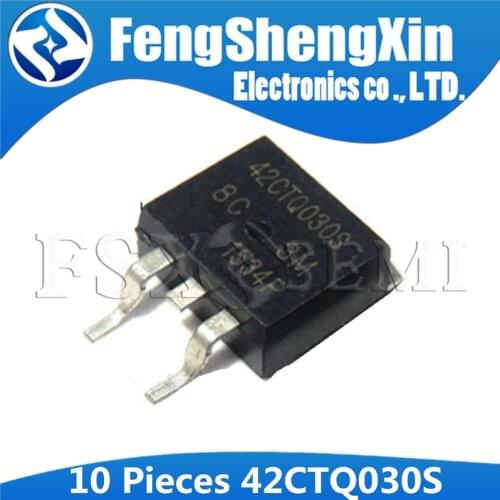 10pcs 42CTQ030 TO-263 42CTQ030S 42CTQ030STRLPBF 42CTQ030 TO263 SCHOTTKY RECTIFIER