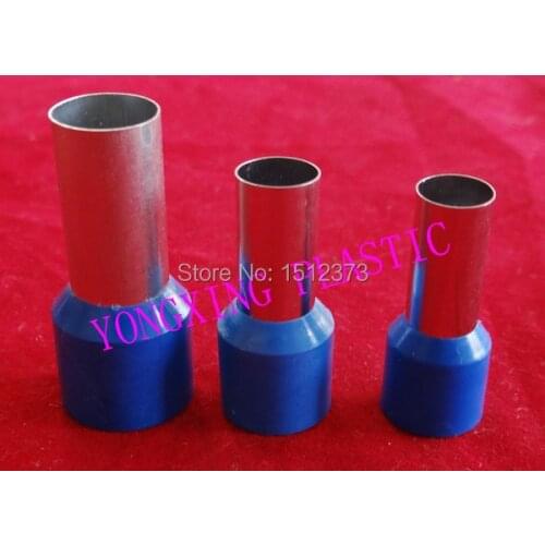 25PCS/lot E25-16 4AWG(25 square meter) cable connector splice insulated terminal block kit wire cable ferrules