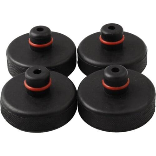 4Pcs Rubber Lifting Jack Pad Adapter Tool Chassis Case for Tesla Model 3 Model S Model X Jack Lift Point Support Car Accessories