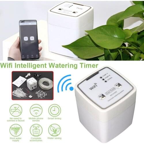 Automatic Watering System Garden Automatic Drip Irrigation Device WiFi Control Houseplant Timer for Garden Patio