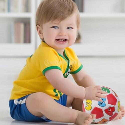 Baby Kids Colorful Soft Stuffed Ball Grasping Fitness Developmental Toy 10cm