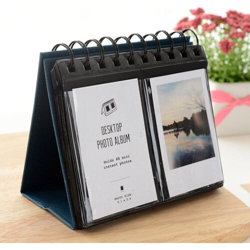 BALLE Instax Mini Photo Album 68 Pockets Desk Calendar Album for Fuji Instant Mini 8 9 70 50s Polaroid Z2300 PIC-300P Film