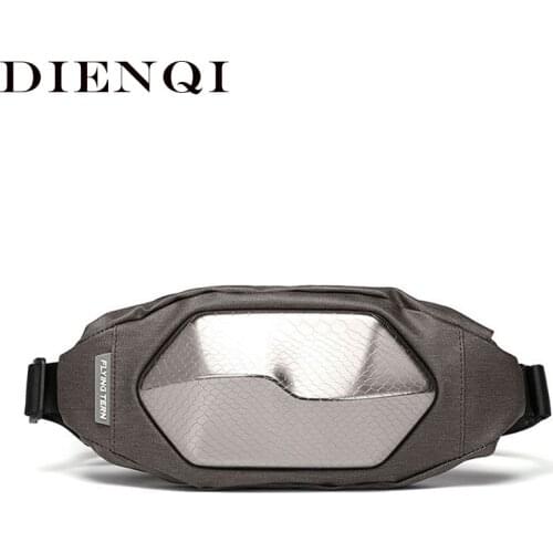Holographic Chest Bags Small Shoulder Bag Husband 2021 Male Fanny Pack Men Neck Belt Pouch Phone Bag Holster Crossbody Sling Bag