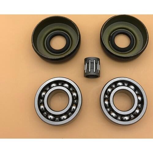 HUNDURE Crankshaft Crank Bearing Oil Seal Kit For HUSQVARNA 340 340E 345 345E 350 EPA Chainsaw Parts 503932301 503932302
