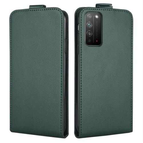 Flip Up and Down Leather Case for Huawei Honor X10 Case TEL-AN10 6.63'' Vertical Cover for Honor X 10 Case Phone Bag