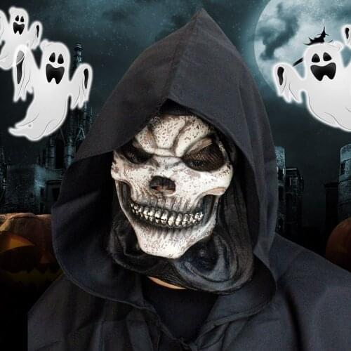 Halloween Cosplay Mask Halloween Horror Funny Latex Full Headdress Funny Horror Mask anonymous mask