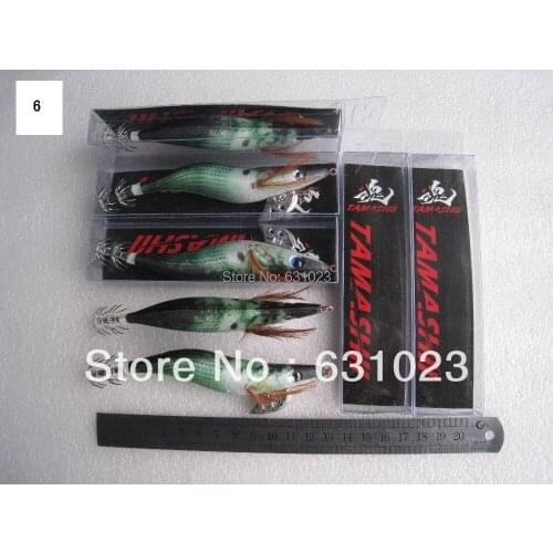MR OCTOPUS 10pcs fishing lure,squid jig.squid hook,3.5# ,13.5cm 21g,6