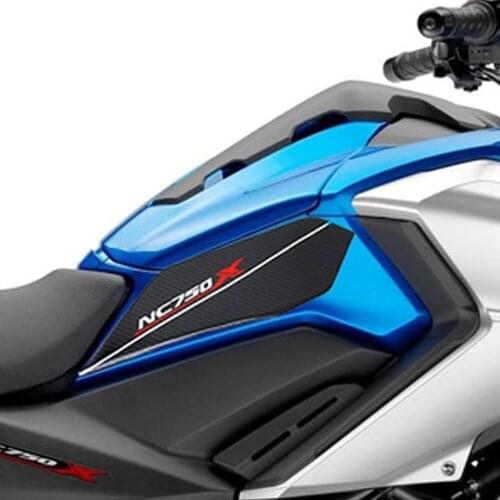 Motorcycle Accessories 3D Fiber Sticker Sets Tank Decal Protector Pad Set For HONDA NC750X NC 750X NC700 2014-2019 2018 2017 16