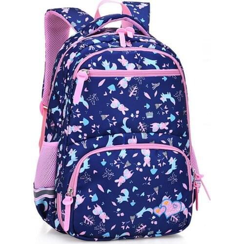 2021 New Suitable for 1-6 grade School Backpacks for Teen Girls 2 size Large Capacity Travel Kids Backpack Children School Bags