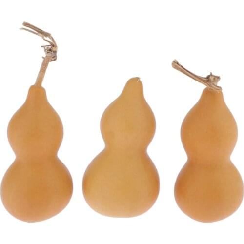 3x Calabash Gourd Chinese Natural Dried Decorati Decoration Iconic For Chinese Birthday Birth