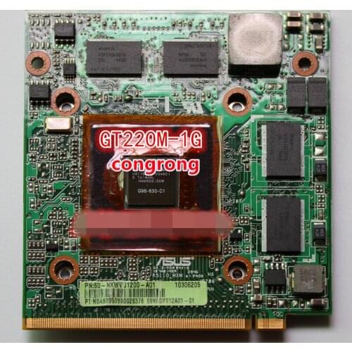 GT220M GT 220M 1GB VGA video card for ASUS X66IC K61IC K50IO K70IC X70IC K51IO