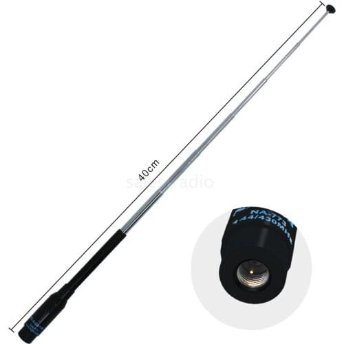 Nagoya NA-773 Telescopic Antenna VHF UHF DUAL BAND SMA-Male Walkie Talkie Radios