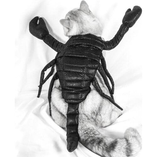 A Funny Pet Clothes Cosplay Scorpion Dog Cat Halloween Party Cute Costume Clothing For Small Medium Dog Scorpion Dressing Up