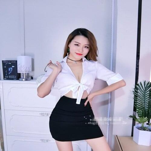 ZC2750 2020 summer new women fashion temperament sexy low cut nice show thin package hip dress cheap wholesale