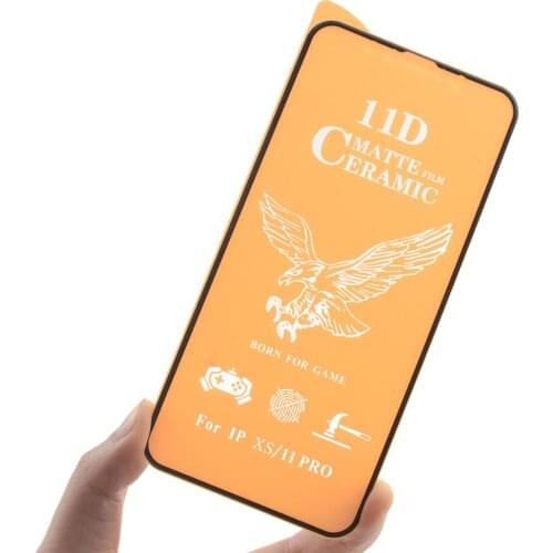 10PCS 11D Soft Matte Ceramic Screen Protector for iPhone 11 Pro X XS XR MAX 7 8 Plus Full Cover Protective Film No Fingerprint