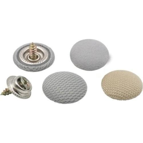 10Pcs Car Interior Ceiling Fixing Screw Cover Roof Snap Button Nylon Fabric Buckle Car Roof Repair Button Fixing Fastener