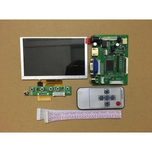 5 inch 800*480 LCD display screen Monitor HJ050NA-01I Car reversing projector Driver Board HDMI VGA for Raspberry Pi