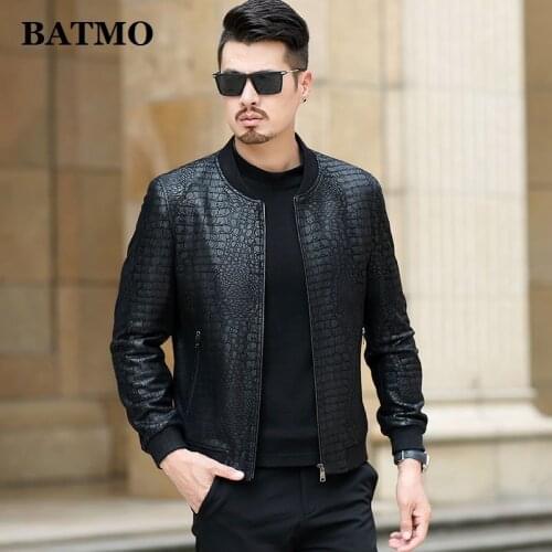 Мужские куртки из искусственной кожи Batmo China At AliExpress