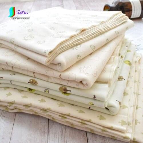 Organic Pure Natural Cotton Baby Cloth Pure Cotton Knitted Baby Class A Environmental Protection Soft And Comfortable A0059A