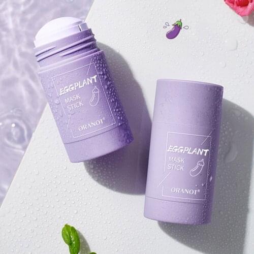 Green Tea Face Mask Stick Oil Control Acne Clearing Solid Cleansing Blackhead Fine Pores Mud Mask TSLM1