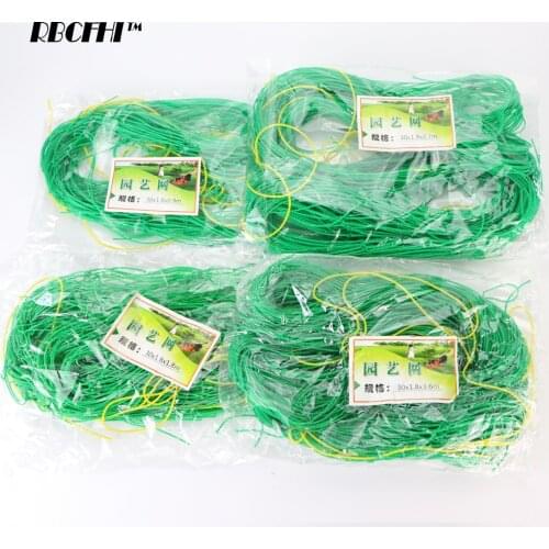 RBCFHI Mesh 10x10cm Nylon Trellis Netting Garden Green Netting Support Climbing Plant Grow Vertically Grow Fence Net Thickened