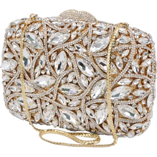11 color Green Crystal Luxury Diamond Clutch Bag Purple Women Party Wedding Purse Bridal Handbags Ladies Evening Bags SC768