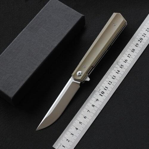 MIKER folding knife 9Cr18Mo blade G10 Handle outdoor fishing camping hunting knives survival tool Tactical Pocket knife EDC gift