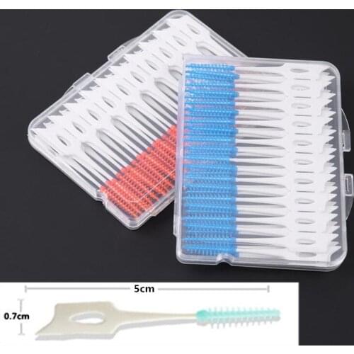 Dental Tool Interdental Floss Brushes Teeth Oral Care Clean Cleaning 40pcs/box
