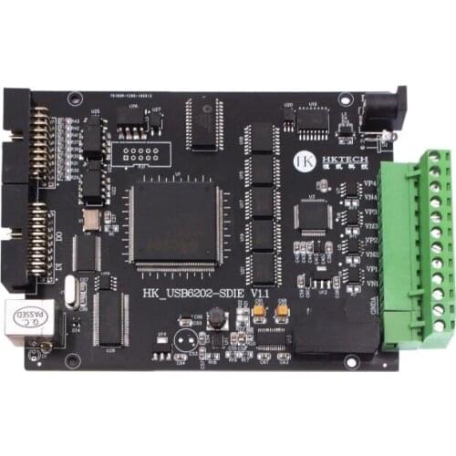 USB Synchronous 100KHz DAQ 4 Diff 16-bit Analog Signal Input Data Acquisition 3-axis quadrature encoder 4AD 8DI 8DO 2PWM