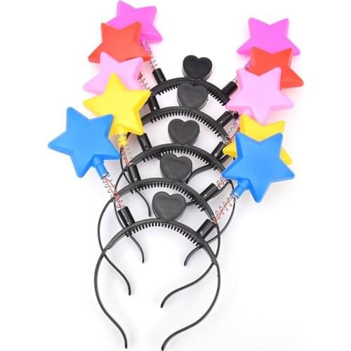 LED Flashing Star Spring Kid Light Headband Hairband Headband Party Headdress Gifts home decor wedding birthday