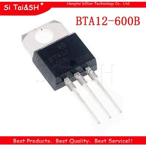 10PCS BTA12-600B TO-220 BTA12-600 TO220 BTA12 new and original IC