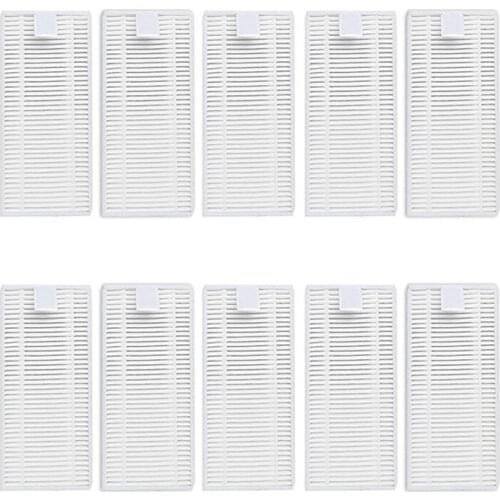 10Pcs Hepa Filter For Cecotec Conga 4090 Robot Vacuum Cleaner Accessories For Conga 5090 Replacement Parts