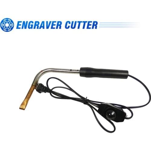 120W Thermostat Handhold Welding Tool Electric Soldering Iron for Welding Metal Channel Letters, 110-230V