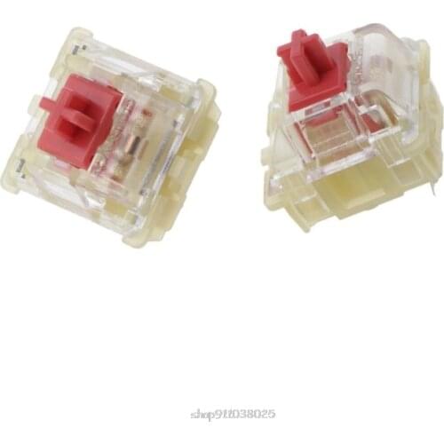 2Pcs Original Cherry MX RGB Silent Pink Red 3Pin Speed Silver Silent Switch For Mechanical Keyboard F19 21 Dropship