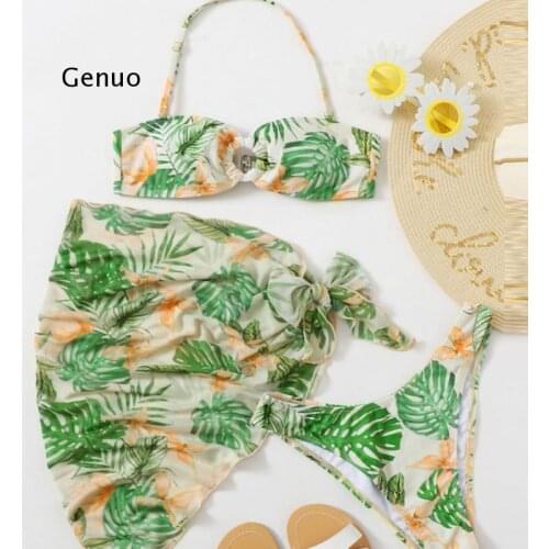 2021 Newest Women Bikini Set Micro Push Up Beach Wear with Cover-Up Brazilian Sexy Swim Suit Femmale Bathing Suit Summer
