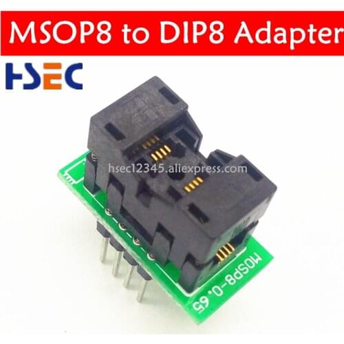 MSOP8 to DIP8 adapter MCU Test IC socket Programmer adapter Socket msop8 SSOP8 SSOP16 SOP8 to dip8 for Universal Programmer