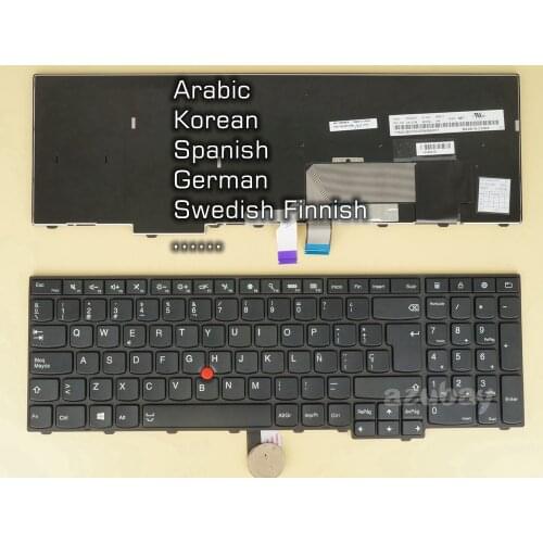 Swedish Finnish Keyboard for Thinkpad E531 E540 L540 L560 L570 T540 T540P T550 00PA642 00PA601 04Y2678 04Y2715 04Y2452 04Y2374