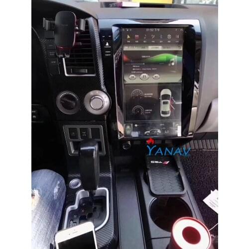 13.6'' Android car video GPS navigation For-TOYOTA Tundra 2007-2011/Sequoia 2007-2018 car stereo multimedia radio DVD player