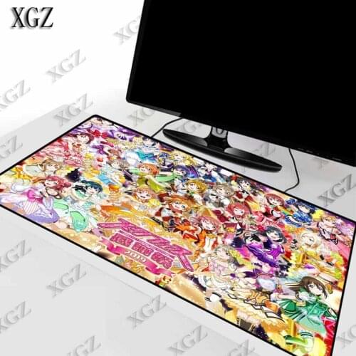 XGZ Large 30X60/90X40cm Japan Anime Mousepad Game Gamer Gaming Mouse Pad Nice Beautiful Cute Youth Girl Japanese Soft Mat XXL