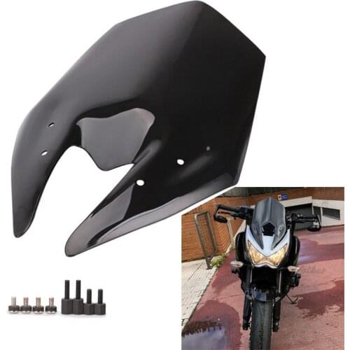 For Kawasaki Z 800 Z800 2012 2013 2014 2015 2016 Motorcycle Wind Deflector Windscreen ABS Plastic Front Windshield Wind Screens